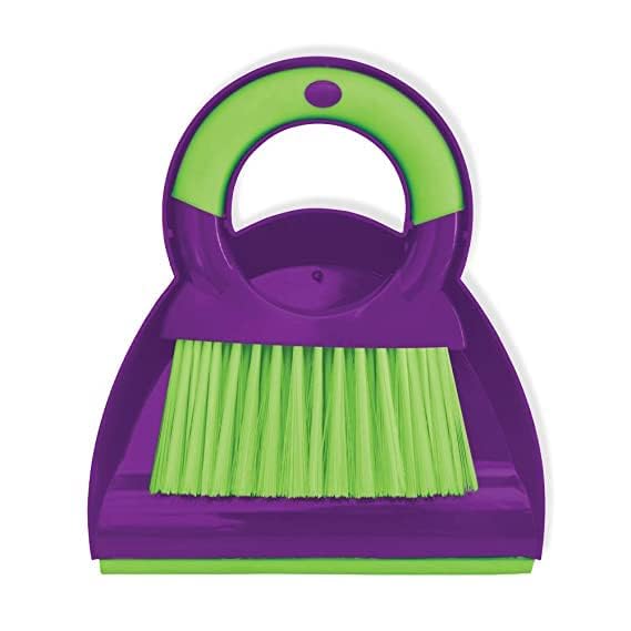 Hebezon Mini Dustpan Brush Set, Mini Broom Plastic Dustpan Supdi with Brush Set for Cleaning Laptops Keyboards Dining Table, Multi Color (B0DCK1CY24) Amazon Price History, Amazon Price Tracker