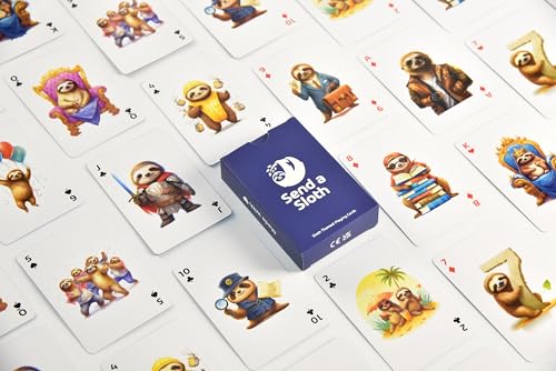 Barajas De Cartas Póker Con Diseño De Perezosos miniatura 6