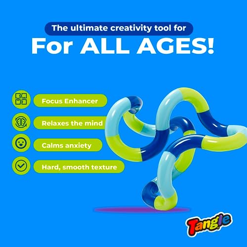 Tangle Jr Classic (5-Pack) - Genuine Fidget Toys - Twisty Fidget Pack for Kids and Adults - Fidget Toy for School - Gift for Teens and Adults image 10