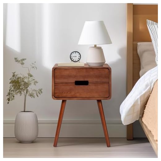 Mid Century Modern Nightstand for Bedroom