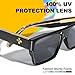 VISOONE Oversized Square Flat Top Sunglasses Women Men Retro Trendy Fashion Accessories UV400 Protection Shades Alba