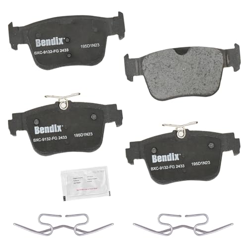 Image of Bendix Priority1 CFC2433 Ceramic Rear Brake Pads for Audi S3 2024-2022, Volkswagen Golf R 2024-2022, GTI 2024-2023