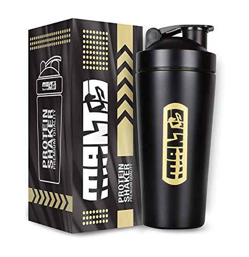 MANTIS Stainless Steel Gym Shaker Bottle,100% Leak Proof and Food Grade,740ml(Matt Black) (B09GGB2BRR) Amazon Price History, Amazon Price Tracker