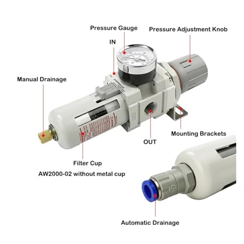 Processeur de source d'air AW5000-10D pour atelier et garage - 5