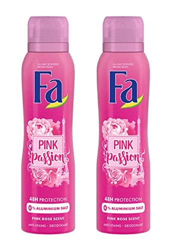 Fa Deodorant 6.75 Ounce Spray Pink Passion (199ml) (2 Pack)