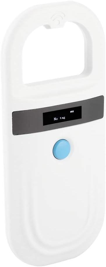 Pet Tag Scanner, Portable Handheld Rechargeable Reader, Animal Chip Reader, Widely Used for Animal Management, Resource Management, Railway Detection and So on