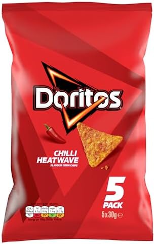 DORITOS CHILLI HEATWAVE 30GX5PK