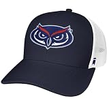 Florida Atlantic University Primary Logo Official Collegiate Team Logo Adjustable Snapback Trucker Hat - Unisex for Men and Women, Navy