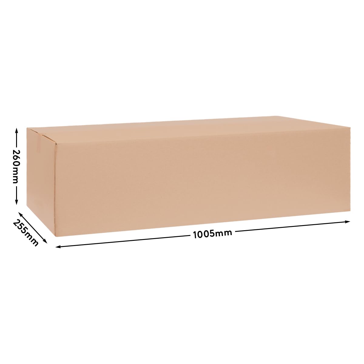 verpacking scatole pieghevoli 1000 x 250 x 250 mm KK 201 marrone [dimensione e quantità a scelta] scatole cartone doppia onda spedizione 25 pezzi