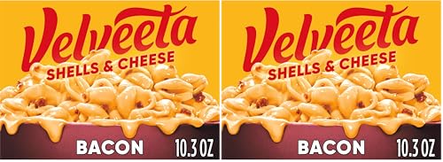 Image of Velveeta Shells and Cheese with Bacon Meal (10.3 oz Box) (Pack of 2)