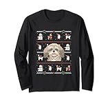 Photo Gallery shih tzu - amante dei cani con design natalizio, shih tzu maglia a manica Photo Gallery shih tzu - amante dei cani con design natalizio, shih tzu maglia a manica