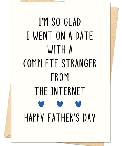 Smithtuy Fathers Day Card Gifts for Husband Fathers Day Card Gifts from Wife Funny Fathers Day Cards Gifts Decorations for Husband Boyfriend
