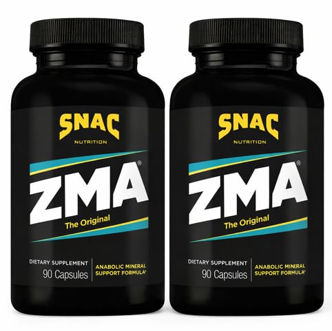 SNAC ZMA The Original Sleep Recovery Supplement - 90 Capsules Pack of 2