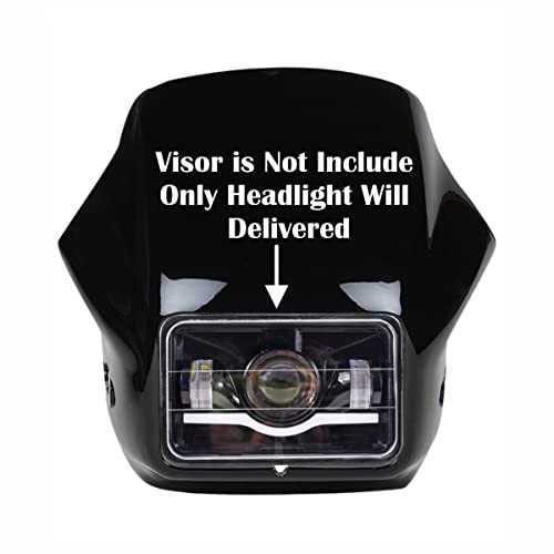Image of SORAX LED Projector Hi /Low Beam Headlight with Daytime DRL For Hero Splendor Plus, Splendor Pro, Splendor