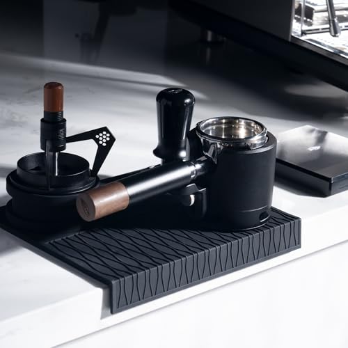 Image of IKAPE 51mm Espresso Portafilter with Silicone Handle, 3-Ear Design Compatible with Delonghi EC0680, EC0685, SMEG & EUPA 51mm Coffee Machines