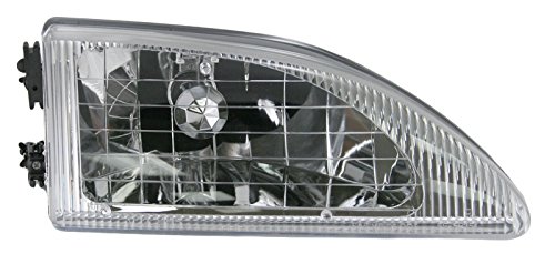Headlights Headlamps Left & Right Pair Set Kit For 94-98 Ford Mustang Cobra #TOP6