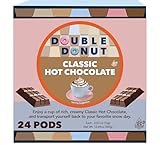 Double Donut Coffee Hot Chocolate Pods for Keurig K Cups Brewers, Single Serve...