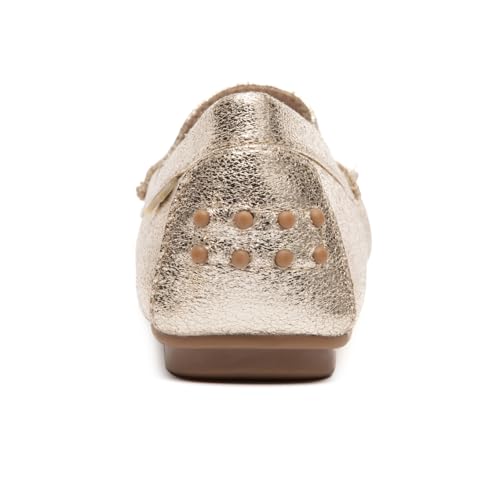 Image of Bernal Women's Non-Slip Penny Loafers - All-Day Comfort Flat Driving Shoes for Work Office & Casual Walking