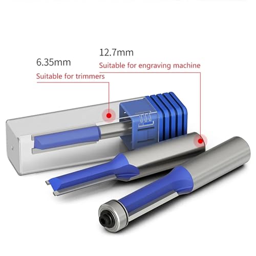 Fraise à rainurer double tranchant 9.52mm évite les éclats sur le bois