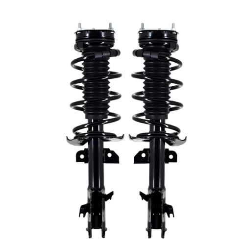 PM Auto Pair 2 Front Left-Right Quick Complete Strut-Coil Spring Assembly Compatible With 2011-2014 Mazda 2