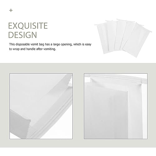 Kichvoe 50 Unidades Sacos De Lixo Sacos Descartáveis Para Emese Saco De Vomitar Carro Sacos De Papel