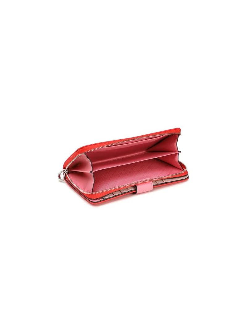 Tous Billetera Mediana Roja, para Mujer, Medidas 19 x 12 x 4 cm, Colección New Dubai Saffiano