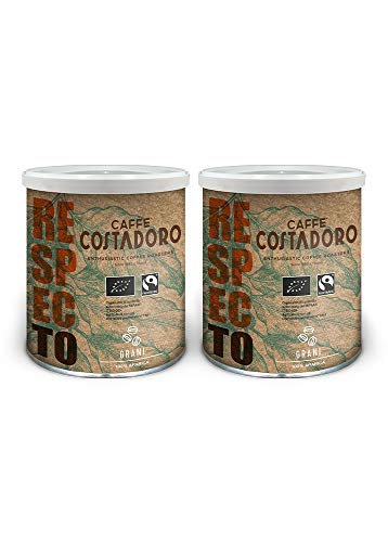 CAFFE' COSTADORO Costadoro Respecto Arabica Kaffeebohnen 2 Dosen, 500 g Cover