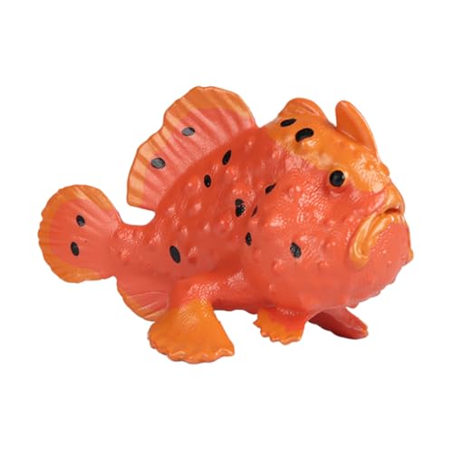 FRCOLOR Simuliertes Stein Fisch Modell aus Robustem Kunststoff Detailgetreue Meeresfigur für Aquarium Dekoration Kindersicheres Kompakte als Teichfigur und Aufzuchtbecken Zubehör