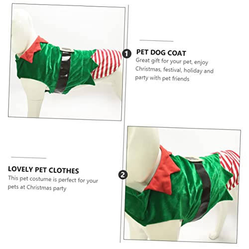 Disfraz de Elfo Navideño para Perro XL miniatura 2