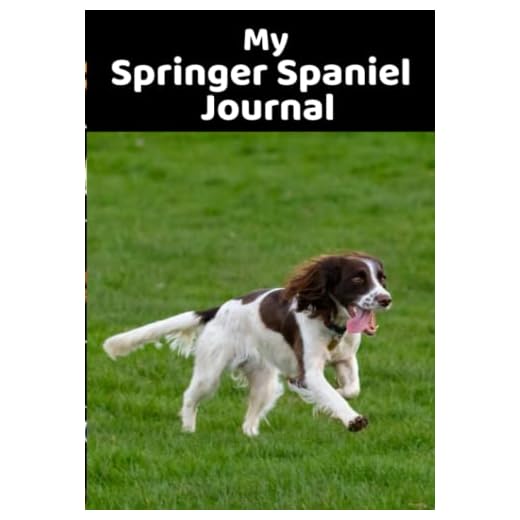 My Springer Spaniel Journal - Use this Springer Spaniel Notebook to Log your Dog’s Weight, Food, Treats, Exercise, New Tricks, Puppy Playdates, and ... 7"x10" size and 200 pages - Great Value!