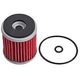 Ewillownm Kompatibel mit HF141 Ölfilter, kompatibel mit Yamaha WR250F WR250R WR250X WR450F XT250 YFM250R YFM250RSP YFZ450 YFZ450BB YFZ450LE YFZ450SE YFZ450SE2 YFZ450SP YFZ450SP2 YZ250F YZ250FSP YZ450F YZ45 0FSP