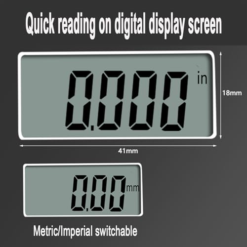 Calibrador digital de espesor con pantalla LCD 0-12.7 mm miniatura 2
