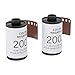 2 Roll 35mm Camera Color Film Camera Color Print Film ISO 200 8 Sheets Each High Saturation HD Camera Color Negative Film for 135 Cameras