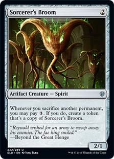 Amazon Co Jp 英語版 エルドレインの王権 Throne Of Eldraine Eld 呪術師のほうき Sorcerer S Broom マジック ザ ギャザリング Mtg おもちゃ