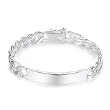NYKKOLA Beautiful Jewellery 925 Solid Silver Classic Design Bracelet For Women Mens