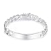 NYKKOLA Beautiful Jewellery 925 Solid Silver Classic Design Bracelet For Women Mens