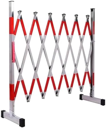 Portable Expandable Safety Barrier Gate with Wheels - Adjustable Indoor/Outdoor Pet & Child Fence, Foldable, Easy Setup, Durable & Versatile Safety Solution, 2.5x1.2m