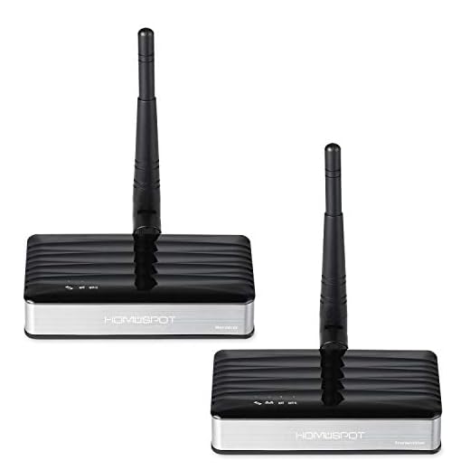 Long Range Bluetooth Transmitter Receiver Set with APTX Low Latency by HomeSpot for TV PC Pre-Paired Wireless Audio Adapter Set