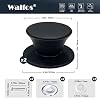 Walfos 2 Pack Universal Silicone Pot Lid Replacement Knob, Heat Resistant Pan Lid Holding Handles,BPA Free, Dishwasher Safe, Great for Slow Cookers, Skillets and Kitchen Cookware Covers #5
