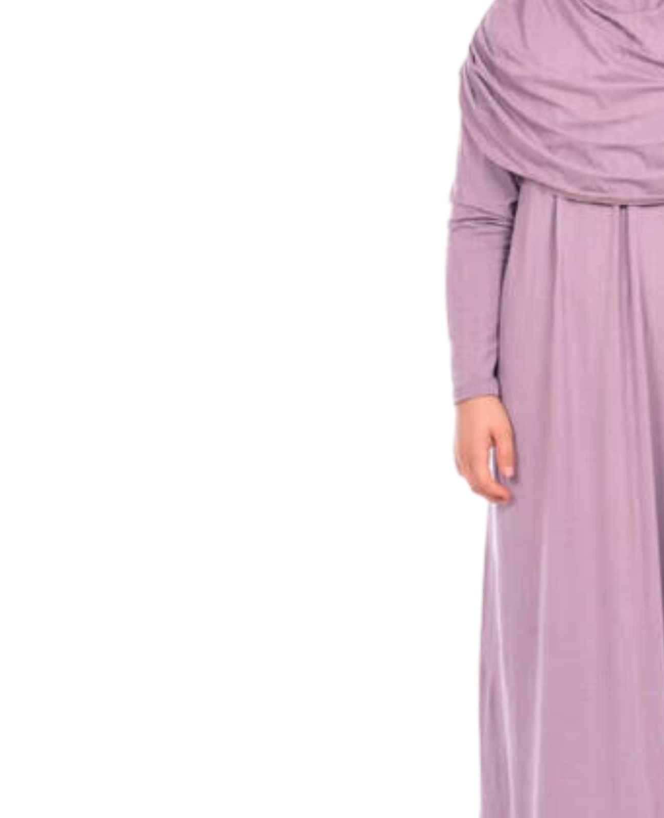 Prien Dziecięca sukienka modlitewna muzułmańska odzież dla dziewczynek z długim rękawem Abaya z hidżabem dwuczęściowy zestaw maxi islamski szalik kaftan Jilbab
