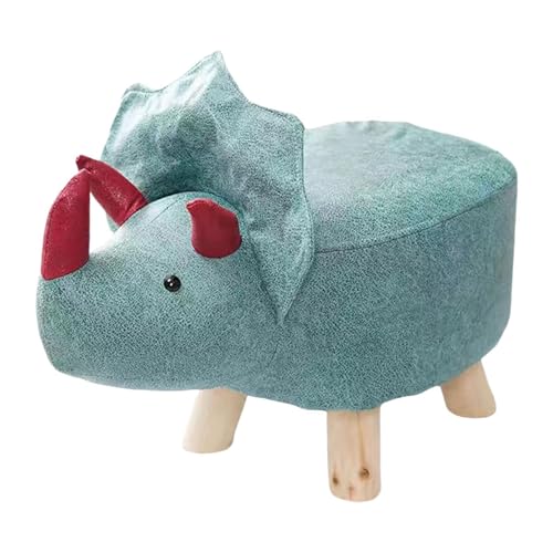 Image of CALANDIS Animal Footstool Creative Cute Pouffe Chair for Playroom Entryway Waterproof Dinosaur | Benches & Stools | Furniture