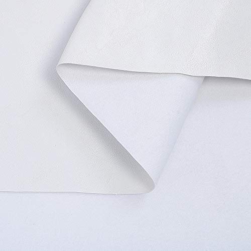 Image of SAE Rexine, Faux and Artificial Leather Fabric Car, Sofa, Chair and Auto Seat Cover (White)