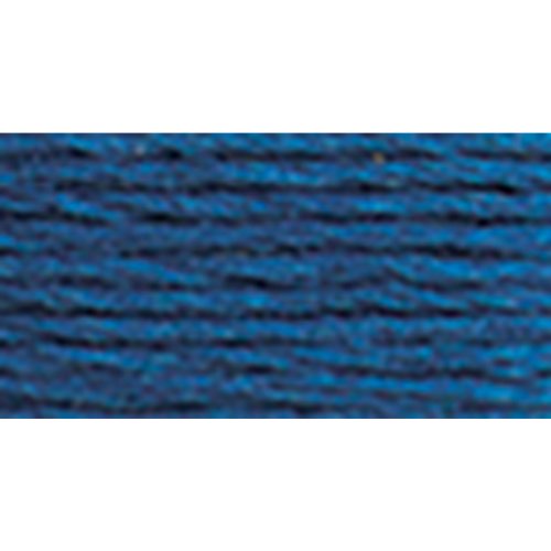 Image of DMC 117-3842 Mouline Stranded Cotton Six Strand Embroidery Floss Thread, Dark Wedgewood, 8.7-Yard