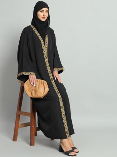 ستايفيل.ان عباية نسائية سادة مع حجاب | كارديجان اسلامي طويل سادة فضفاض | فستان صلاة | ملابس عربية