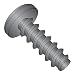 18-8 Stainless Steel Thread Rolling Screw for Plastic, Black Oxide Finish, Pan Head, Phillips Drive, #8-16 Thread Size, 1-1/2" Length (Pack of 25)