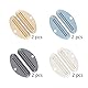 Dzsomt Zahnpastaspender 8 Stück Toothpaste Squeezer Tubenquetscher Plastic Toothpaste Clips Tube Tubenausdrücker Squeezer Tubenentleerer (Beige, Grau, Weiß, Blau)