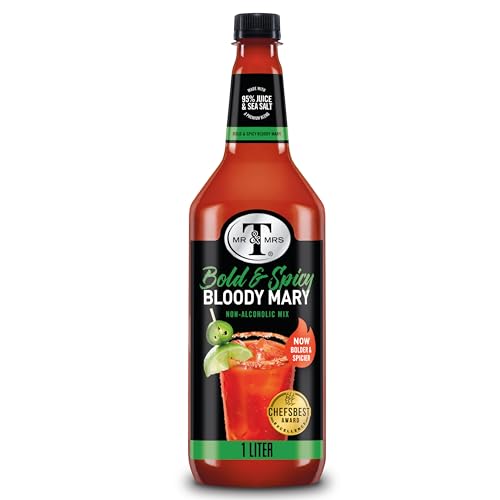 Mr. & Mrs. T Bold & Spicy Bloody Mary Mix, 1 Liter Bottle