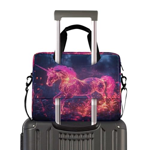 Bolso para portátil 15.6'' rosa unicornio miniatura 4