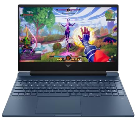 HP FB3004AX Laptop – AMD Ryzen 5 8645HS, 15.6' FHD 144Hz IPS Display, NVIDIA RTX 2050 4GB, 16GB DDR5-5600 RAM, 512GB SSD, Backlit Keyboard, Win 11 Home, 720p HD Camera.
