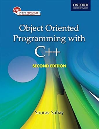 Buy Object Oriented Programming with C++ Book Online at Low Prices in ...